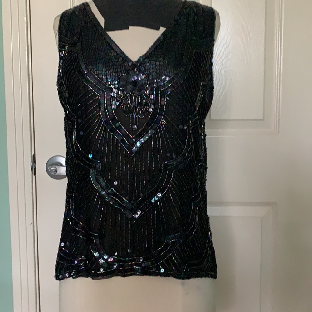 Anne Katrine vintage beaded top